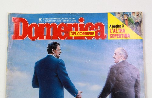 Domingo Del Corriere N. 51 Diciembre 1987 REAGAN Y GORBACHOV Periódico Raro - Imagen 4 de 24