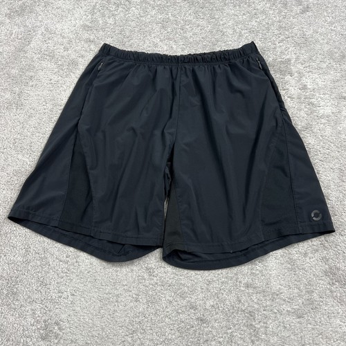 Equinox Shorts Herren Large schwarz Regular Fit elastischer Kordelzug Taille Stretch