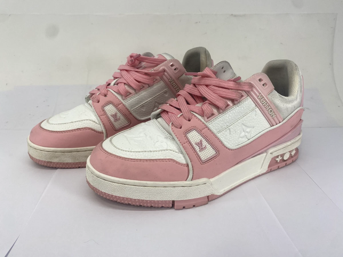 Louis Vuitton Trainer Pink White 