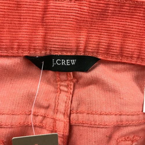 J Crew Pants Womens 29 Tall Peach Corduroy Toothpick Super Skinny Ankle Zip NWT - Picture 3 of 16
