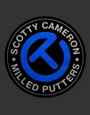 BRAND NEW SCOTTY CAMERON CUSTOM SHOP 2022 TURBO BLUE CIRCLE T LARGE STICKER RARE