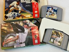Major League Baseball Featuring Ken Griffey Jr. + All Star Baseball 2000 N64 BOX
