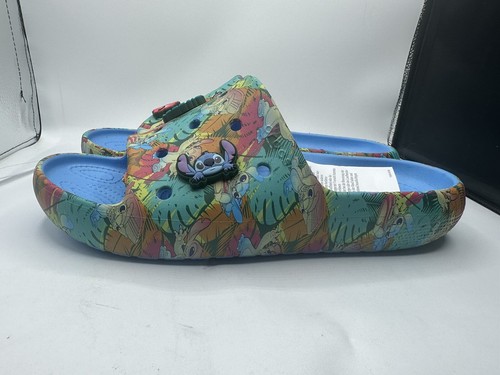 New Disney Crocs Lilo Stitch Classic Slide V2 Sandal New M10 W12 Jibbitz Sandals - Picture 4 of 5