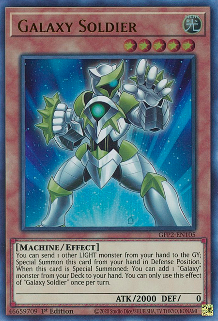 Yu-Gi-Oh! Galaxy Soldier – GFP2-EN105 Ultra Rare, 1. Edition