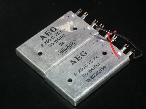 Rettificatore selenio AEG B250C75 250 V 75 mA usato, testato OK, audio tubo fai da te - Foto 2 di 5