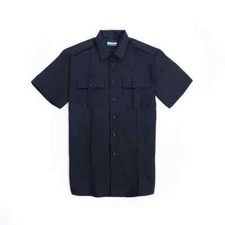NEW BLAUER MENS 8910 SHORT SLEEVE RAYON BLEND SHIRT DARK NAVY 2X Reg