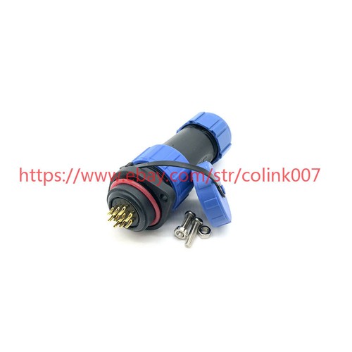 IP67 10Pin Waterproof Connector, SP21 Motor Power Cable Connector Plug Socket - Picture 6 of 6