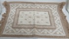 Area Rug Burlington Industries Beige 21 x 36 Vintage