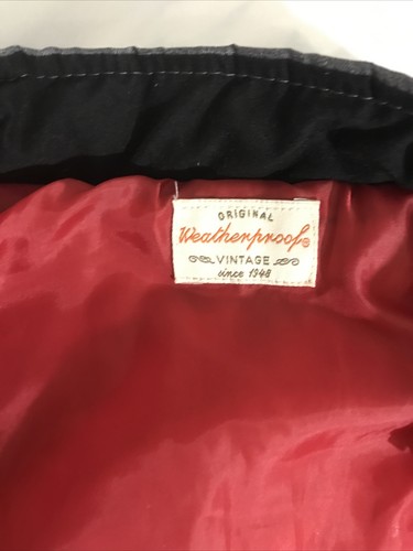 Original Waterproof Vintage 7 years old boy vest Gray, Black , Red Inside - Picture 2 of 5