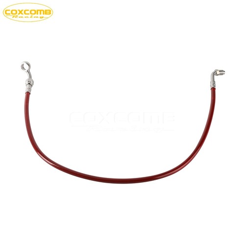 Red Front Upper Brake Line Brake Tube For Harley Softail Low Rider S FXLRS - Picture 5 of 8