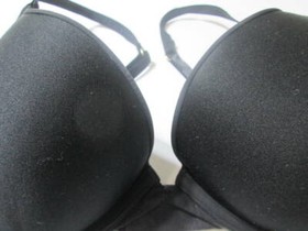 Triumph Bra Size 34C Black Underwired Push-Up Adjustable Straps Lingerie