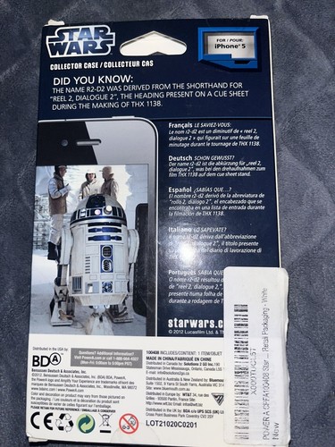 Star Wars R2D2 Collector Case - iPhone 5 - Picture 2 of 2
