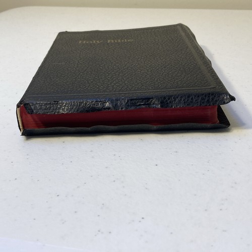 Holy Bible KJV Red Letter Edition Black World Publishing VTG 1950s Antique - Bild 6 von 12