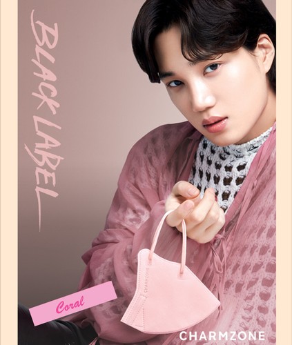 【Paquete de 25】 CHARMZONE KF94 Tone Up Fit Etiqueta Negra Máscara Facial Ligera, Hecha en Corea - Imagen 15 de 17