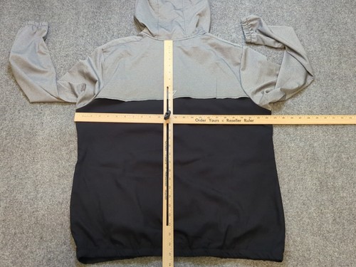 Columbia Jacket Women XL Gray Black Windbreaker PFG Vented Pullover Hood - Picture 5 of 7