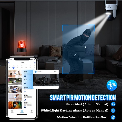 Camara De Seguridad Solar Inalambricas Para Exterior Con Vision Nocturna y Audio - Picture 9 of 12
