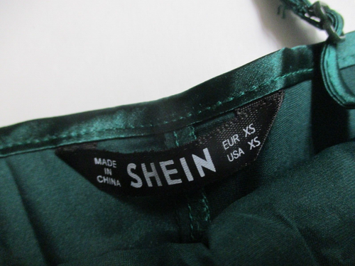 damen kleid shein grün gr xs - Bild 2 von 5