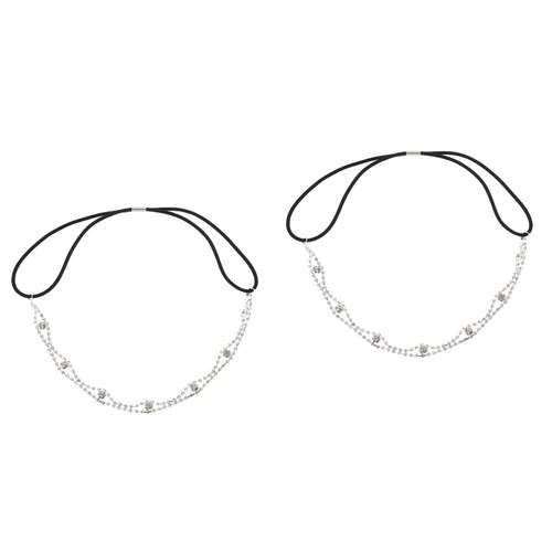 4 Stck. Damen Hochzeit Haarschmuck Gothic Stirn Kopfschmuck Bauchtanz Stirnband - Bild 5 von 12