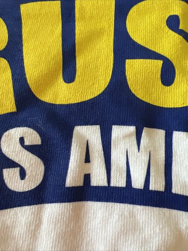 Vintage 90s Rush Limbaugh Show T Shirt XL “Rush Runs America” EIB Network 🐘👀DS - 第 7/7 張圖片