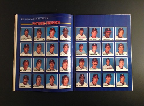 California Angels 1981 Scorebook Magazine Scored Baylor Lynn Carew Cover - Picture 6 of 7
