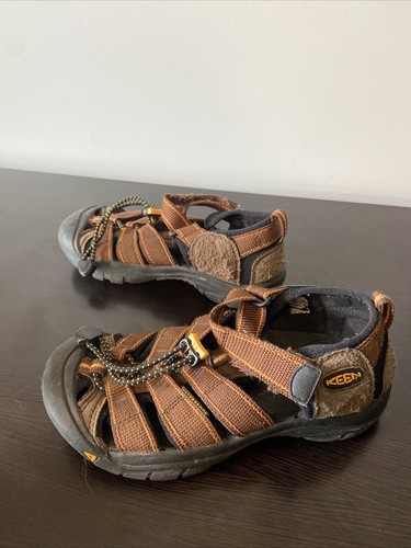Keen Jugend Kinder Größe 2 braun orange Newport H2 Sport Wandern Sandalen 9212-PNCN - Bild 3 von 8