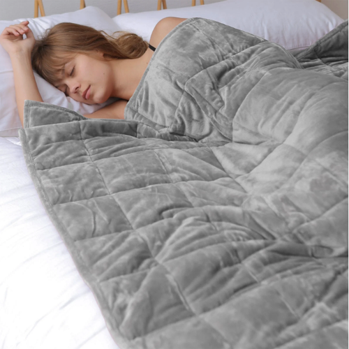 LUXURIOUS PLUSH VELVET WEIGHTED BLANKET Ultra Soft Sensory Anxiety AUTISM Throw - Picture 20 of 25