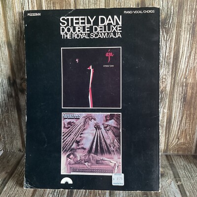 STEELY DAN - DOUBLE DELUXE THE ROYAL SCAM / AJA PIANO VOCAL GUITAR MUSIC BOOK