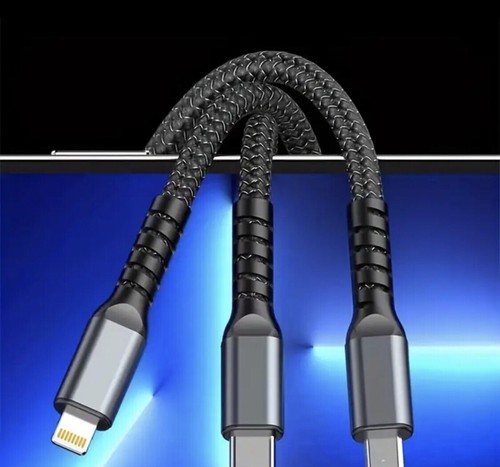 100W 3-in-1 Schnell Ladekabel - Universal Hochleistungsladegerät - Bild 4 von 10