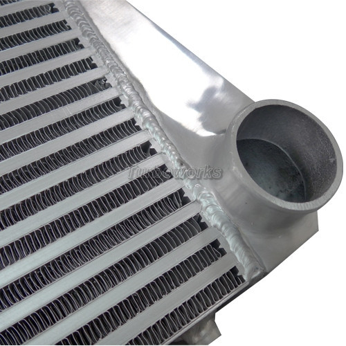 CXRacing Universal V-Mount Aluminum Intercooler 18x11.75x3 3/8" For FC RX7 - Picture 4 of 4