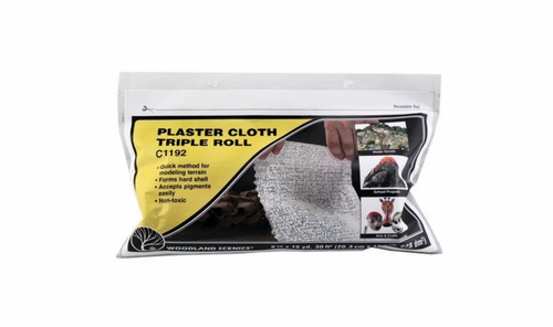 Woodland Scenics Plaster Cloth 30 Sq FtRoll, #WS-C1192 - Picture 2 of 3