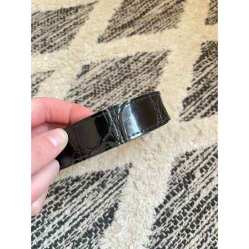 Kid’s Black Faux Leather Belt - Picture 2 of 4