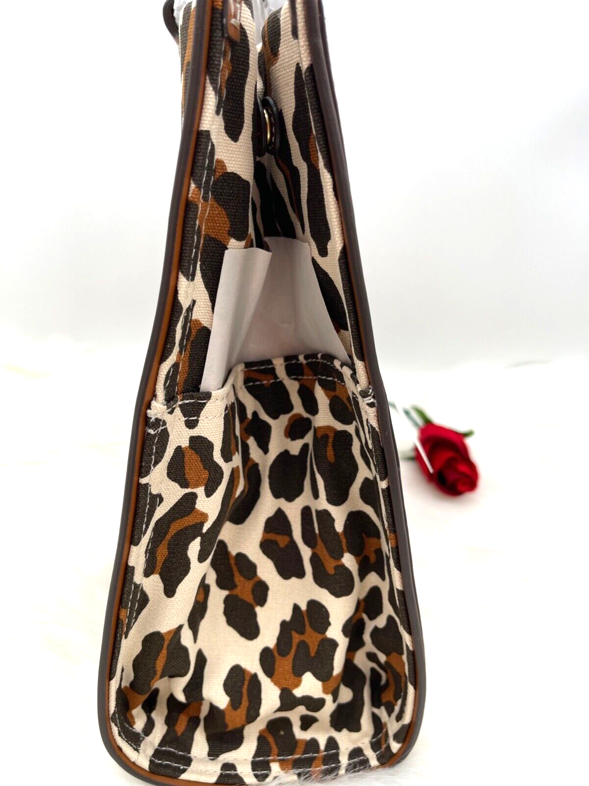 AUTH NWT TORY BURCH ELLA Leopard Logo Small Canvas Tote Shopper Bag-Reva Leopard | eBay AUTH NWT TORY BURCH ELLA Leopard Logo Small Canvas Tote Shopper Bag-Reva Leopard | eBay