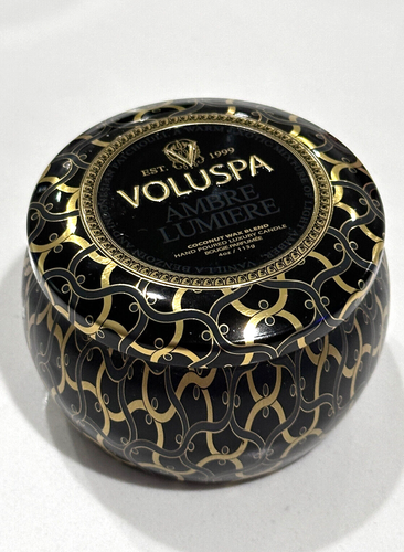 Voluspa Mini Zinnkerze AMBRE LUMIERE 4 Unzen - Bild 2 von 2