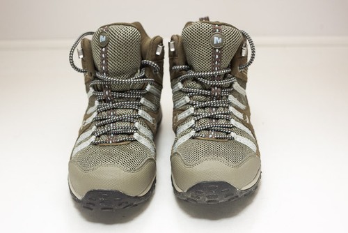Merrell Size 7.5 Olive Hiking Boots Women's Waterproof - Picture 7 of 9