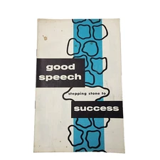 1955 GM General Motors Employee Rack Service Booklet, Good Speech to Success