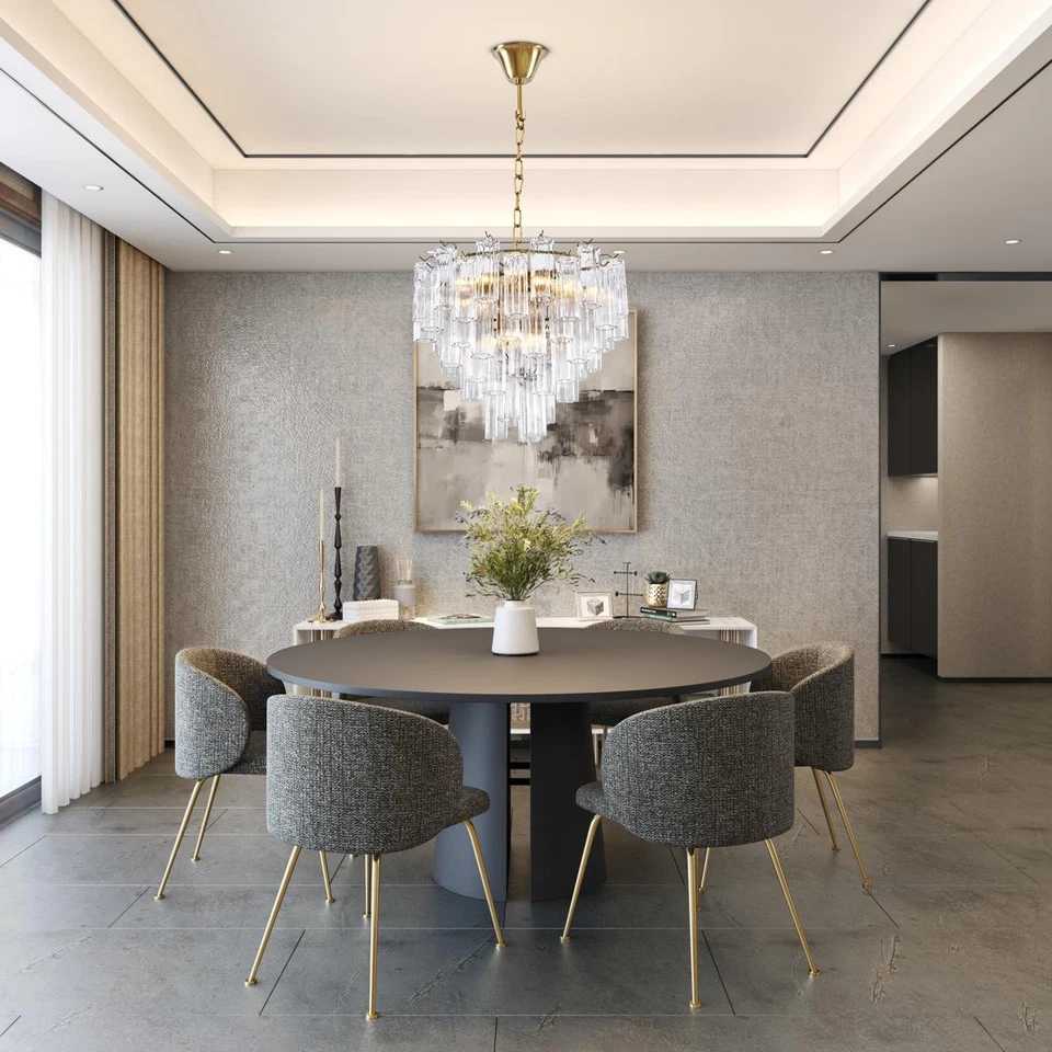 Lámpara de araña Artcraft Lighting AC12101BR Sophia de latón Foto 2 de 3