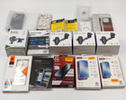 Assorted Phone Accessories, Cases, Screen Protectors, Car Mounts Lot of 18