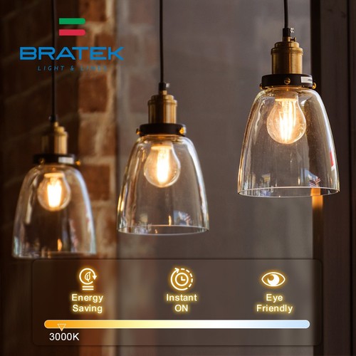 Lampadina LED Vintage Filamento E27 8W Luce Fredda Calda Naturale Basso Consumo - Picture 3 of 11
