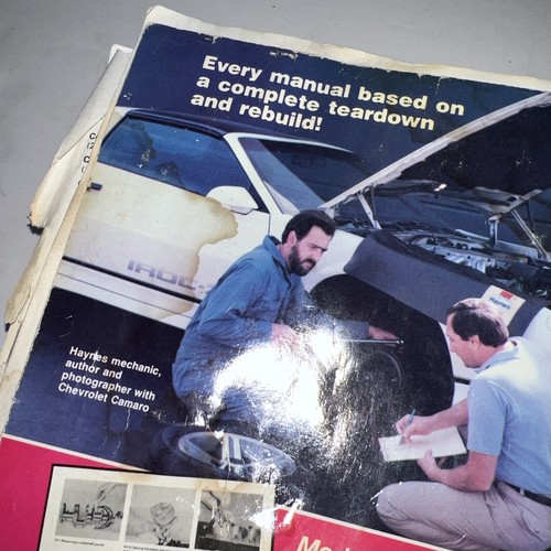 Chevrolet Camaro Haynes Repair Manual 1982 Thru 1992 #24016 866 - Foto 8 di 16