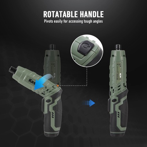 Power Electric Screwdriver, 4V Max 5Nm Cordless Screwdriver Rechargeable Set ... - Picture 4 of 7