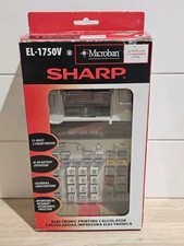 NEW Sharp EL-1750V Two-Color Printing Calculator 2 Lines/Second Black/Red 
