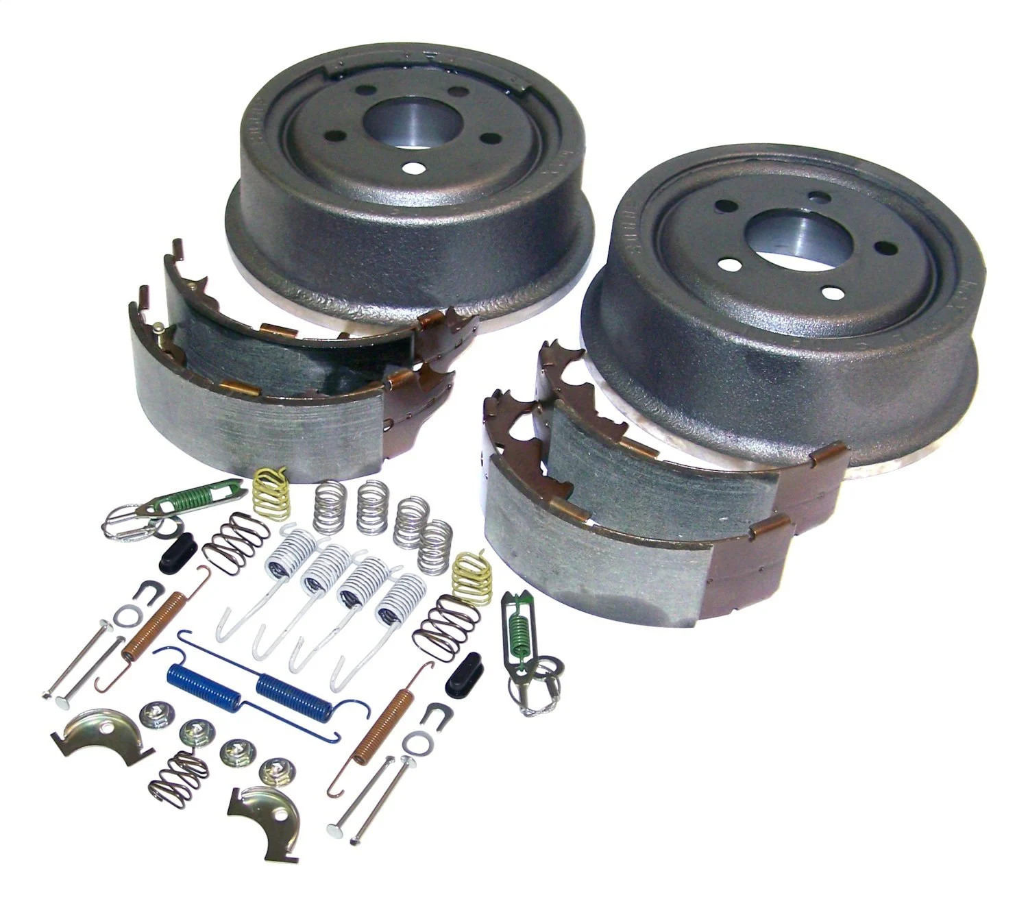 Crown Automotive 52005350KE Drum Brake Service Kit Incl. Drums/Shoe Set/Hardware