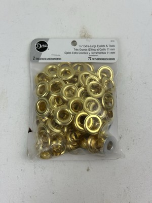 Dritz 7/16th Extra Large Brass Eyelets Grommets
