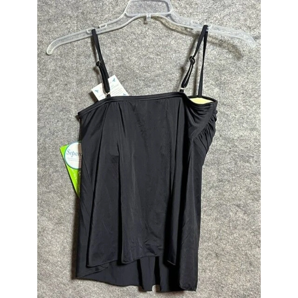 Top Tankini Fit 4 U Talla 8 Retro Años 50 Pin Up Elegante Modesto Control Abdomen Adelgazante Foto 2 de 4