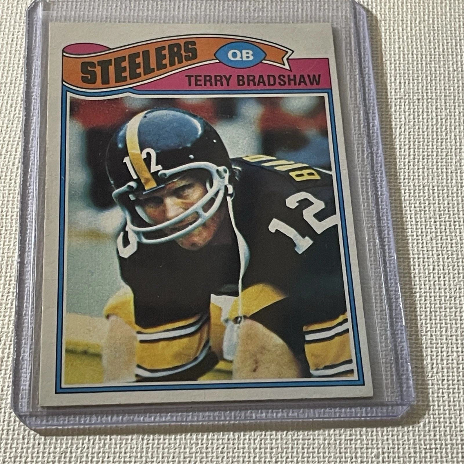 Terry Bradshaw trading card