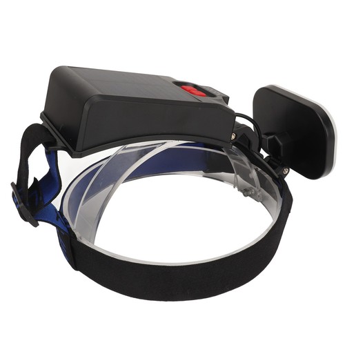 Solar Powered Fishing Headlamp USB 1200LM Ultra Bright LED 3 Lighting HG