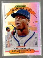 2019 Donruss Season Stat Line #16 Ronald Acuna Jr. DK /127