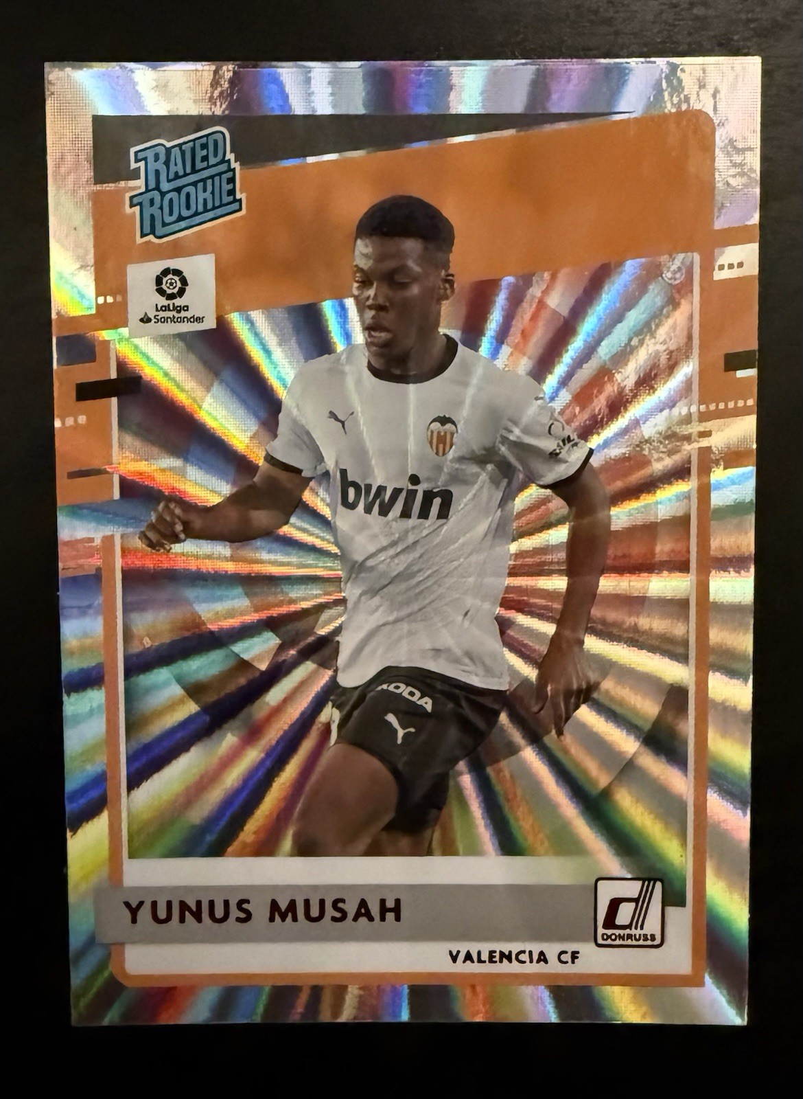 2020-21 Panini Chronicles Donruss #3 Yunus Musah Rated Rookie Red Laser SSP