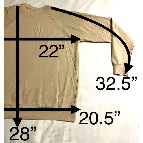 STARBUCKS- Partner Sweatshirt Men’s Large Beige W/Crew Neck - Picture 6 of 6