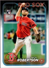 2024 Topps Series 1 #13 Nick Robertson Boston Red Sox RC